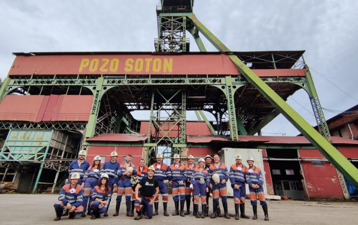 Grupo visita interior de la mina octubre 2024